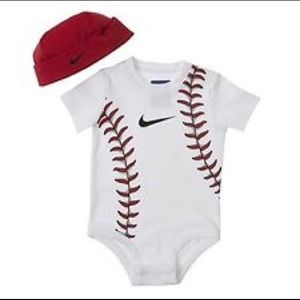 NWT Nike Baseball Onesie